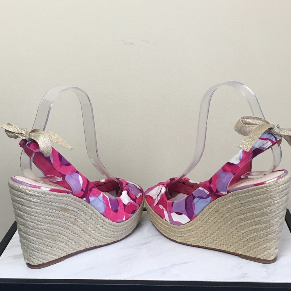 Coach Maritza Espadrille Wedge Sandal size 7 - Picture 6 of 7